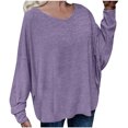 thumbnail image 1 of Pompotops T-shirt Ample Uni à Lacets pour Femmes en Liquidation, 1 of 7