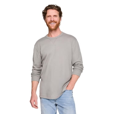 T-shirt texturé à manches longues George pour hommes