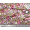 thumbnail image 3 of Soimoi Rayon Fabric Butterfly & Orchids Floral Print Fabric by The Yard 42 Inch Wide, 3 of 3