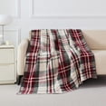 thumbnail image 1 of Holiday Time Cozy Throw Plaid, 1 of 9