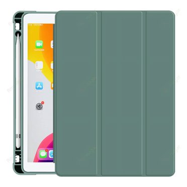 Pencil Slot Funda Case iPad 10th Generation Case 2022 iPad 10.9 Tablet Funda Cover 10th Generation Ipad Case 10.9inch iPad10 Gen Dark Green iPad Air 3 Pro 10.5