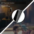 thumbnail image 2 of Mistaha Upgraded 4 Gang Wi-Fi Smart Touch Switch Easy Pairing Multi-control Association Backlight ON/ OFF APP Control Voice Control Compatible with / Home Timing Sharing Relay Status Wall Light Swi, 2 of 6
