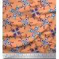 thumbnail image 1 of Soimoi Polyester Crepe Fabric Tiles Moroccan Fabric Prints by Yard 42 Inch Wide, 1 of 3