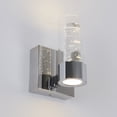 thumbnail image 4 of Artika Ratio Modern LED Wall Sconce Light Fixture, Chrome, 4 of 5