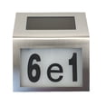 thumbnail image 3 of House Number Plaques with Numbers Solar House Number Sign Light, Lighted Address Numbers Outdoor, Solar Powered Illuminated Led Address Plaque for Outside, Yard, Street, House, 3 of 9