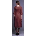 thumbnail image 4 of Bimba Kurta à Manches 3/4 Imprimée Kurti Droite Vêtements d'Été pour Femmes, 4 of 6