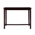 thumbnail image 2 of Linon Claridge 36" Wood Counter Height Pub Table in Walnut, 2 of 9