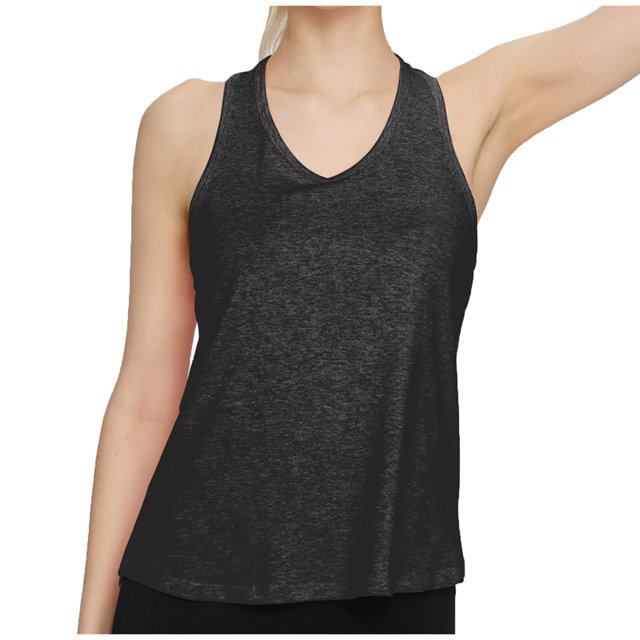 Timegard Workout Tops for Women Racerback Round Neck Athletic Running Tank Tops Loose Sleeveless Gym Tops