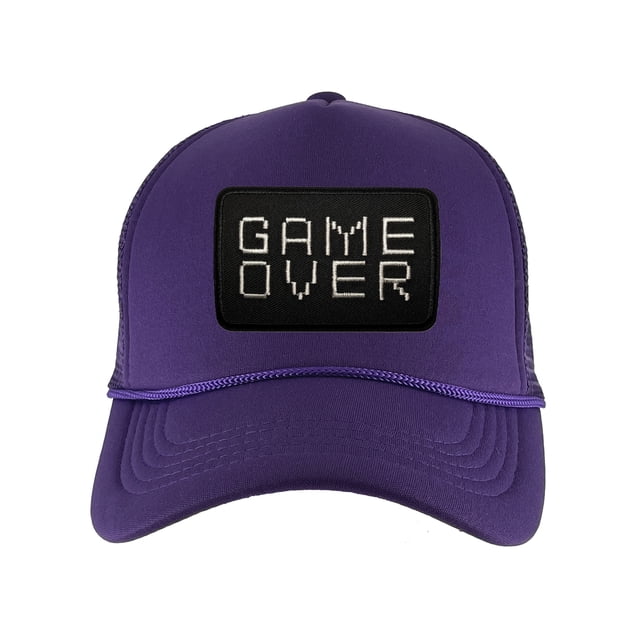 Gravity Threads Casquette Trucker Ajustable Game Over Patch - Violet