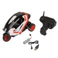 thumbnail image 1 of XYCCA Moto Acrobatique Télécommandée 1:8 2,4 g Rotation à 360 Degrés Drift Flip Haute Vitesse 3 Roues Moto RC Orange-081603, 1 of 5