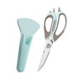 thumbnail image 2 of Cqxid Cutter Under $10 Kitchen Shears Ultra Sharp Stainless Steel Multifunctional Stainless Steel Kitchen Detachable Shears Heavy Duty Meat Scissors Chicken Poultry Fish Herbs Food Scissors, 2 of 9