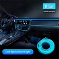 thumbnail image 1 of CEHVOM Car Cold Light Atmosphere Lamp Interior Light Guide Led Atmosphere Lamp EL Luminous Line 5 Meters + Lighter Universal Car Decorative Lamp Clearance, 1 of 2