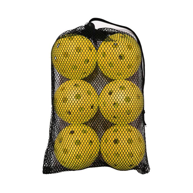 6Pcs Outdoor Pickleball Balls Set. Standard 40 Holes 74mm Ball》