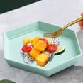 thumbnail image 2 of Assiettes en Paille de Blé Mini Plateau en Paille de Blé Réutilisable Carré Lavable au Lave-Vaisselle et au Micro-Ondes Non Fragile Enfant Adulte Animal de Compagnie Trajet Assiettes Compatibles au Micro-Ondes, 2 of 6