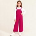 thumbnail image 2 of Children's Solid Color Pocket Jumpsuit, Mid Size Casual Overalls for Adults, Comfortable and Versatile, 2 of 8