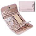 thumbnail image 1 of YAOMOBB Bracelet Case Transparent Travel Jewelry Organizer Roll Foldable Compartment Storage for Necklaces Earrings Rings, 1 of 6