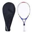 thumbnail image 1 of Kids Tennis Rackets with Carrying Bag, Aluminium Alloy Frame Kids Tennis Racquet Set for Training[Blue], 1 of 9