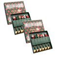 thumbnail image 1 of Oleegame 2PC Stainless Steel Cutlery Set Christmas Tableware Set Stainless Steel Spoon Gift Set Dessert Spoon Fork Coffee Spoon Christmas Pendant Spoon Tableware Set Gift, 1 of 9