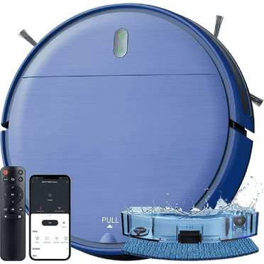 Refurbished ONSON 2 in 1 Robot Vacumm Mop Combo, Blue