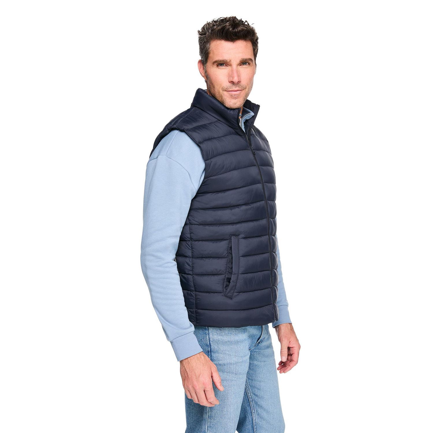 Doudoune compacte sans manches George pour hommes