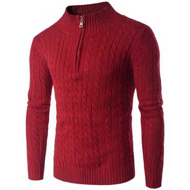 RKSTN Mens Sweater Fall Fashion Spring Long Sleeve Round Neck White Slim Pullover Casual Loose Sweaters