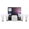 thumbnail image 1 of Kit de démarrage Philips Hue blanc et couleur Ambiance A19, 1 of 9