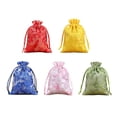 thumbnail image 2 of serony Drawstring Embroidery Sachet Blessings Jewelry Packaging Bag Home Living Room Door Rear Review Decoration Pendant Red, 2 of 8