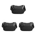 thumbnail image 1 of Maytalsory Crossbody Bag Premium For Multipurpose Large Capacity Polyester Messenger Bag Premiun Multiple Occations Gift black 3Set, 1 of 6
