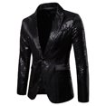 thumbnail image 1 of Birdeem Veste de Complet Décontractée pour Homme, Automne et Hiver, Mode, Personnalité, Paillettes, 1 of 1