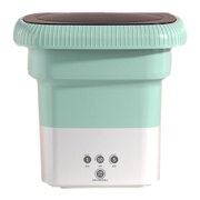 Portable Foldable Mini Washing Machine for Small Laundry Smart Cleaning Socks Underwear Compact Washer Ideal for Bathroom Kitchen Living Room