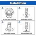 thumbnail image 3 of Replacement Water Filter Compatible With Breville Sage Claro Swiss Oracle Barista Espresso Coffee Machine - Part(2pcs, White)-Vinsniv, 3 of 4
