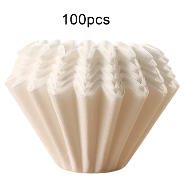 100 Paper Coffee Filters, Ngxiha Coffee Filters Small Coffee Maker Single Coffee Pot Pour Over Coffee Makers