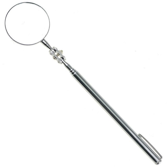 Jinsinto Universel Entretien Automobile Inspection Miroir Pliage Réflecteur Télescopique Soudage Châssis Inspection Miroir Outil à Main(30mm)
