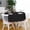 Black, variant on 48-Inch Round Polyester Tablecloth for Dining Room, Wrinkle-Resistant Fabric Cover for Home Kitchen Parties