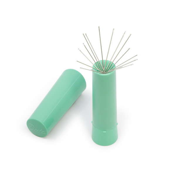 Tube de rangement pour aiguilles Dritz Twist N' Select pour aiguilles jusqu'à 2-1/4", 1 unité, vert
