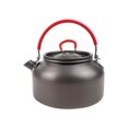 thumbnail image 2 of Almencla Camping Hot Water Kettle Coffee Pot Open Campfire Lightweight 0.8 Liter Lockable Red Handle, 2 of 8