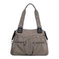 thumbnail image 1 of Bathroom Storage Multi Pocket Tote Shoulder Bag Multi-Function Nylon Shoulder Handbag Travel Purse Bags for Women, 1 of 9