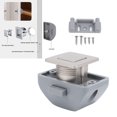 thumbnail image 4 of Keyless RV Zinc Alloy Cabinet Locks Push Button Latch Catches for Yachts Motorhome Camping, 4 of 7