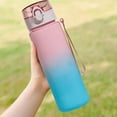 thumbnail image 4 of Bouteille d'Eau de Sport Extérieure Grande Capacité, Gobelet avec Couvercle Verrouillable Étanche, Tasse Portable à Ressort avec Filtre Intégré, Plastique Résistant à la Chaleur pour Randonnée Gym Voyage, 4 of 6