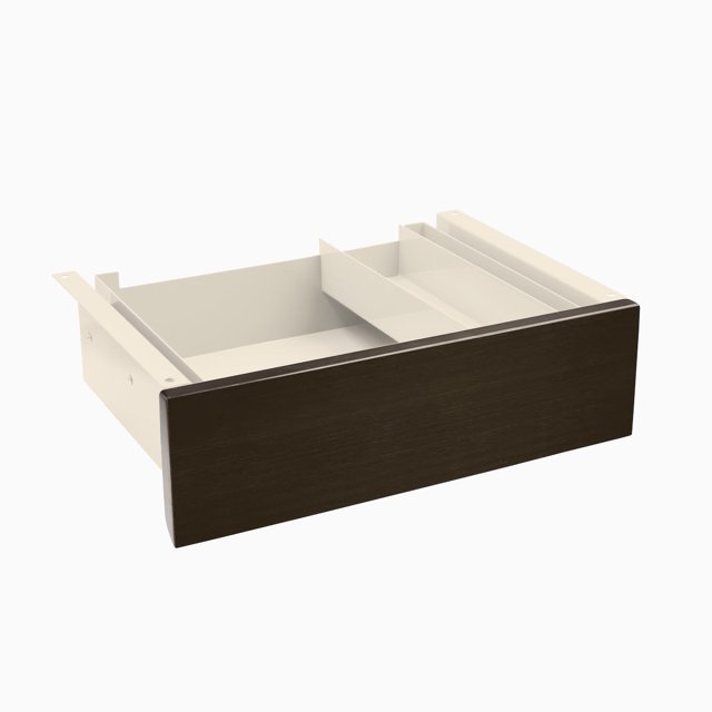 Desky Minimal Under Desk Drawer - Dark Bamboo / Wheat