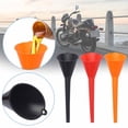 thumbnail image 4 of Car Long Stem Funnel Gasoline Oil Fuel Filling Tools Plastic U Anti-splash J1R7, 4 of 8