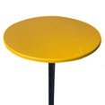thumbnail image 4 of Round Table Cloth Protector 27.5-33.5" Table Cover Backed Vinyl Tablecloth Party yellow, 4 of 8