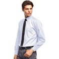 thumbnail image 2 of Premier Mens Premier Poplin Long-Sleeved Formal Shirt, 2 of 3