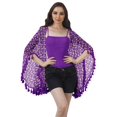 thumbnail image 2 of Moomaya Boléro Ouvert Imprimé Manches Kimono Imprimé Couverture de Plage pour Femmes, 2 of 5
