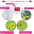 thumbnail image 2 of Amdohai PU Leather Manual DIY Diamond Picture Storage Case Large Capacity With Dummy Plate Foldable Storage Case, 2 of 8