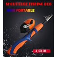 thumbnail image 2 of Portable Fishing Pole Combo Set for Kid, Glass Fiber Fishing Pole Mini luya Rod Set 52" Telescopic Fishing Rods with Artificial Bait and Thread Spool Child Fishing Rods, 2 of 8