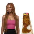 thumbnail image 2 of Lush Hair Wow Braids, Braiding Hair Extensions African Kinky, 82" Uncut Synthetic Fiber for Variety of Lengths, 100% Kanekalon, Soft & Shiny, Ready for Hot Water Use, 230g, 2 of 16