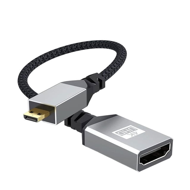 Convertisseur de Câble Haute Définition Multimédia Interface Compatible Adaptateur Portable Accessoires Adaptateurs Mini Numérique Type 4