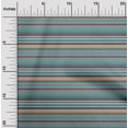 thumbnail image 1 of oneOone Georgette Viscose Fabric Horizontal Stripe Print Fabric BTY 42 Inch Wide, 1 of 4