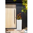 thumbnail image 2 of Veradek Block Series Pedestal Tall Plastic Planter - White, 2 of 12